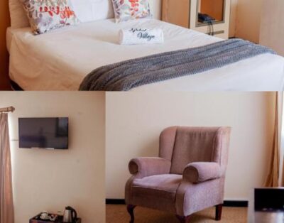 Global Village Guesthouse Eswatini – En-suite Double Room B&B – Double Bed