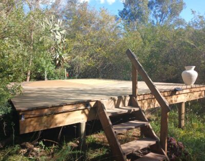 The Gaia Sanctuary [Milkwood Wooden deck campsite]